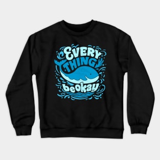 Funny Whale Watching Sea Mammal Crewneck Sweatshirt